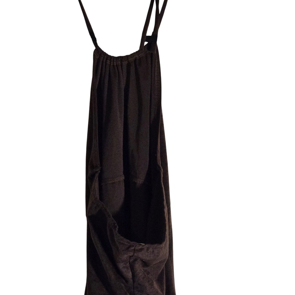 Younique Clothing Womens Brown Halter Spaghetti Strap Top Large Made in USA